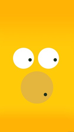Papers Co 30 6 Circles Homer Simpson Illust Minimal Art 33 Iphone6 Wallpaper 250x444 Jpg