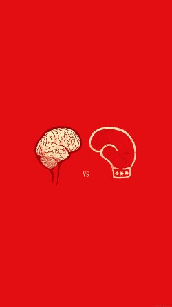 ai22-brain-vs-boxing-illust-minimal-art
