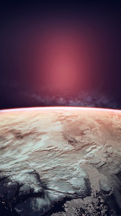 ak85-space-red-earch-winter-dark-art