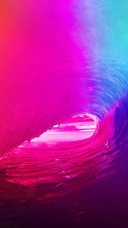 am82-ios9-apple-wave-rainbow-sea-ocean-red