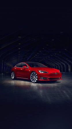 aq53-tesla-model-red-car
