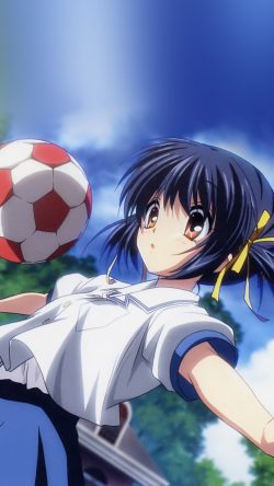 ar82-anime-art-illustration-girl-football-cute