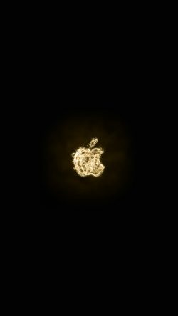 at07-apple-logo-dark-water-gold-art-illustration