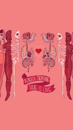 at93-love-pink-everywhere-art-illustration-ben-wallis-red
