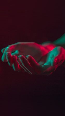 au38-hand-red-green-dark-illustration-art
