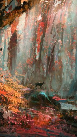 ax52-rain-deer-forest-illustration-art-wadim-kashin