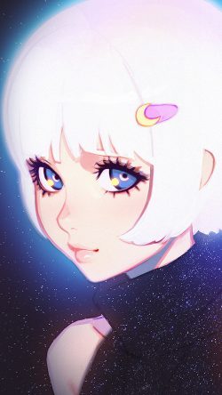 ax54-ilya-kuvshinov-illustration-art-girl-dark-white-hair