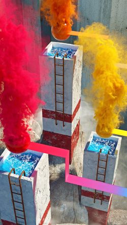 ba43-smoke-building-rainbow-illustration-art