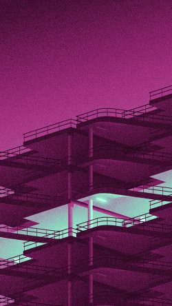bb13-architecture-minimal-red-illustration-art