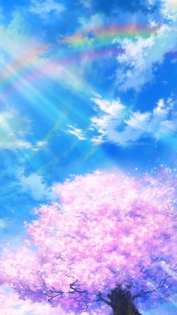 bd75-anime-sky-cloud-spring-art-illustration