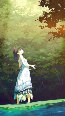 be22-anime-girl-green-art-illustration-flare