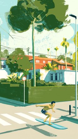 bj31-art-summer-anime-drawing-green