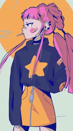 bk56-art-illust-girl-pink-tomboy