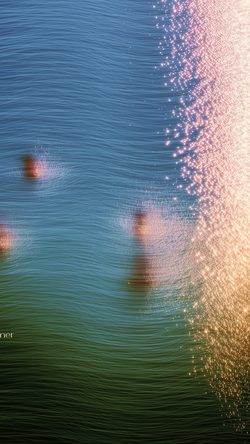Art Bokeh Flare Water Summer Gradient