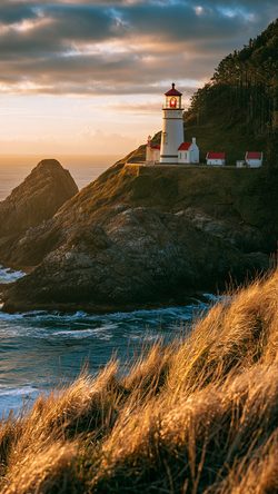 bn62-art-lighthouse-coast-ocean-cliff-sunset-grass