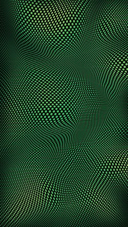 Art Green Dots Mesh Wave Abstract