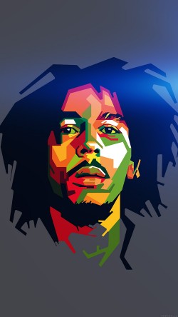 he08-bob-marley-blue-art-illust-music-reggae-celebrity