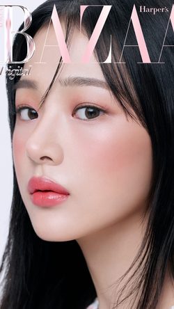 Ppl Newjeans Minji Harper Bazaar Beauty Kpop Editorial Glamour Girl Woman Idol Music Asian