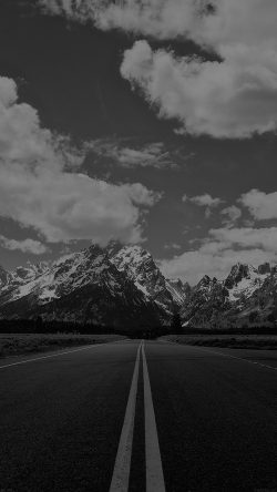 mh67-road-to-sky-mountain-hightway-bw-nature