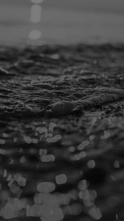 mi18-sea-sunset-bokeh-wave-nature-black