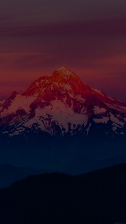 mk20-dark-sunset-snow-mountain-nature
