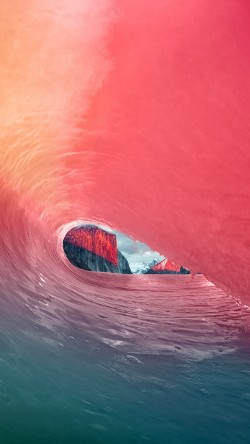 mw05-apple-osx-yosemite-wave-red-rainbow-sea-blue