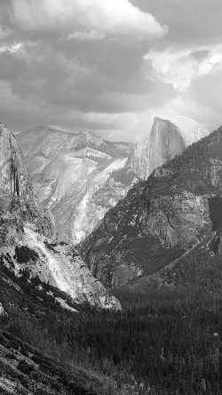 my11-yosemite-mountain-nature-rock-sky-forest-cloud-bw