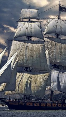 na85-great-ship-sea-cruise-water-fall-nature-blue