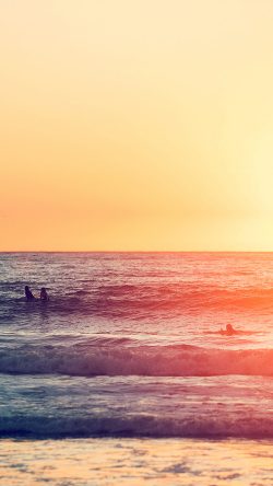 na93-sea-california-beach-sunset-nature-art-ocean-blue-red