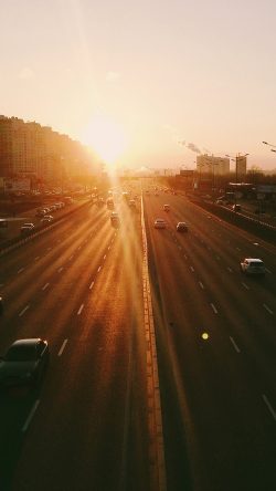 nb60-city-sunset-road-car-orange