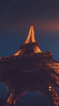 Iphone6papers Com Iphone 6 Wallpaper Nh38 Eiffel Tower Paris France Tour Vacation City Night Flare