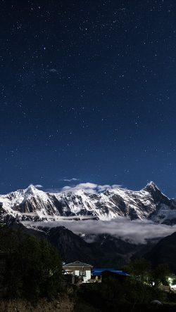 nk74-night-mountain-blue-sky-space-star