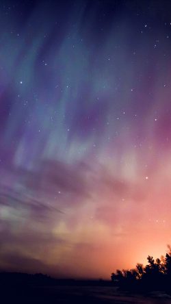 nn30-space-aurora-night-sky-red-color