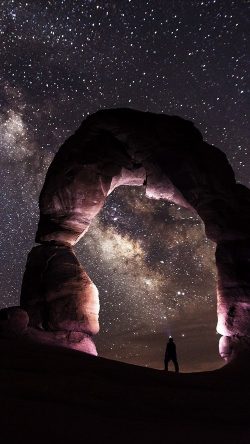 no34-nighe-sky-mountain-star-space-nature