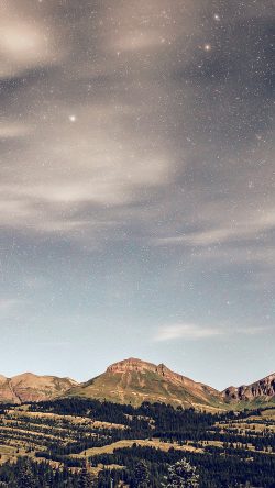 no39-night-mountain-sky-star-summer-nature-blue