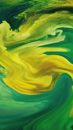 vl07-hurricane-swirl-abstract-art-paint-green-pattern