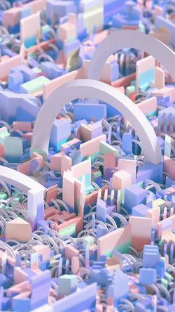 vw88-cute-art-abstract-3d-pattern-background-blue