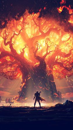 vy39-tree-anime-hero-pattern-background-blue